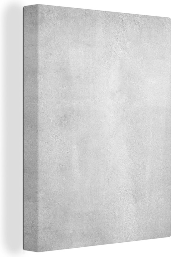 Canvas schilderij 120x160 cm - Wanddecoratie Beton - Grijs - Cement - Industrieel - Structuur - Muurdecoratie woonkamer - Slaapkamer decoratie - Kamer accessoires - Schilderijen