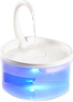 PetHealth® Drinkfontein - Kat/hond drinkfontein - Inclusief filter - Stille fontein - 2 Liter reservoir - LED licht