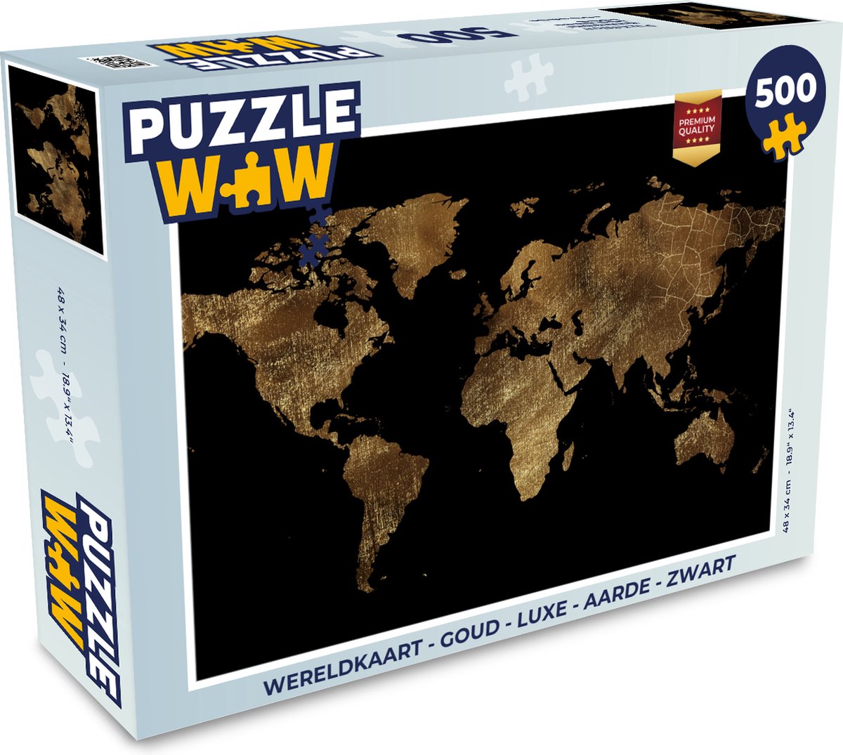Wereldkaart 1594 - Stukjes Legpuzzels