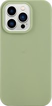 Mobigear Hoesje geschikt voor Apple iPhone 14 Pro Max Telefoonhoesje Flexibel TPU | Mobigear Colors Backcover | iPhone 14 Pro Max Case | Back Cover - Groen