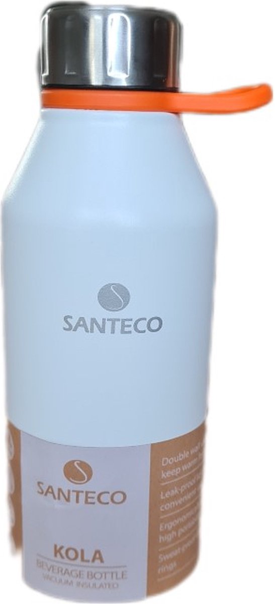 Santeco - Thermosfles - Kola - warm/koud - 350ml - Wit
