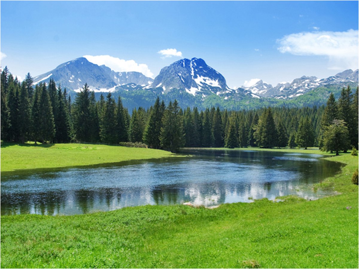 Fotobehang - National Park Durmitor, Montenegro.