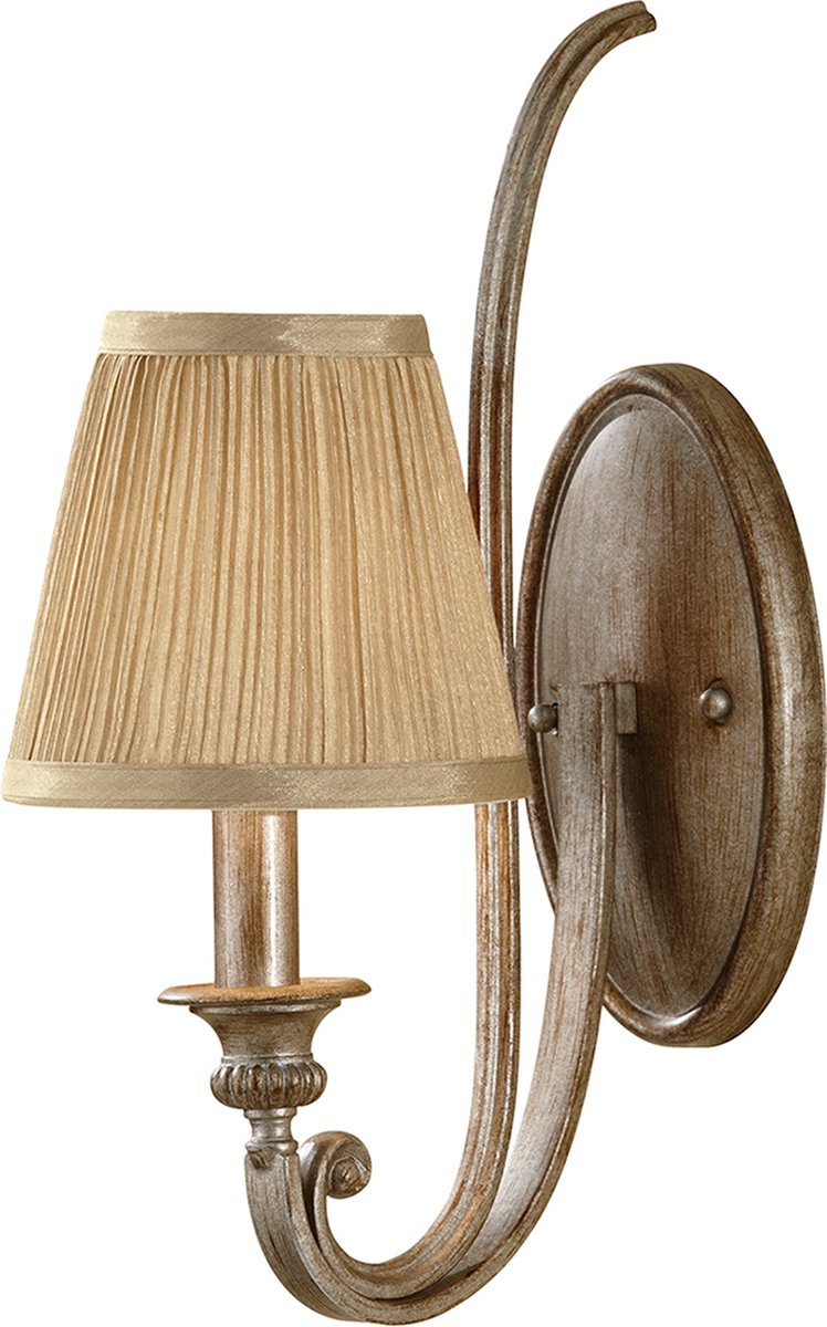 Landelijke Kroonluchter - Steady Lighting - Metaal - Landelijk - E14 - L: 71.1cm - Voor Binnen - Woonkamer - Eetkamer - Zilver
