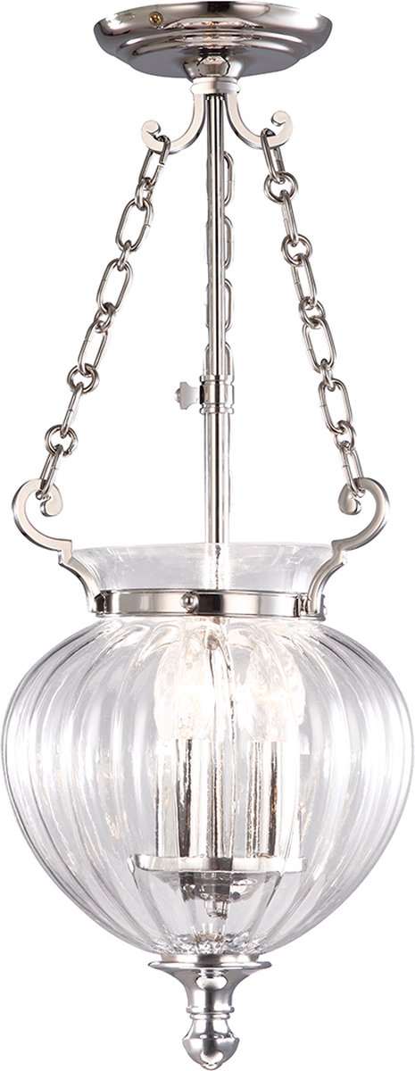 Moderne Kroonluchter - Steady Lighting - Metaal - Modern - G9 - L: 71.8cm - Voor Binnen - Woonkamer - Eetkamer - Blauw