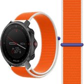 Strap-it Nylon smartwatch bandje - geschikt voor Polar Grit X / Grit X Pro / Vantage M / M2 / V3 - Nederland