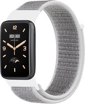 Nylon Smartwatch bandje - Geschikt voor Xiaomi Smart Band 7 Pro nylon bandje - zeeschelp - Strap-it Horlogeband / Polsband / Armband