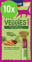Vitakraft Vita Veggies Liquid Wortel 6x15 gr - 10 verpakkingen