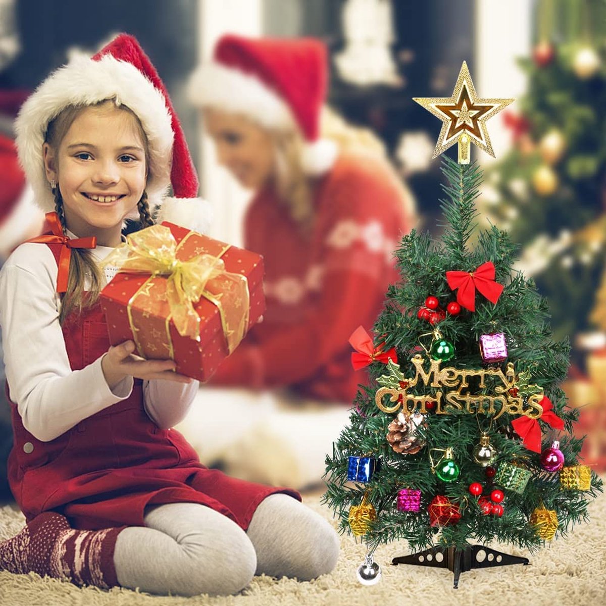 Kunstkerstboom – Premium kwaliteit - realistische kerstboom – duurzaam ‎9 x 9 x 60 cm