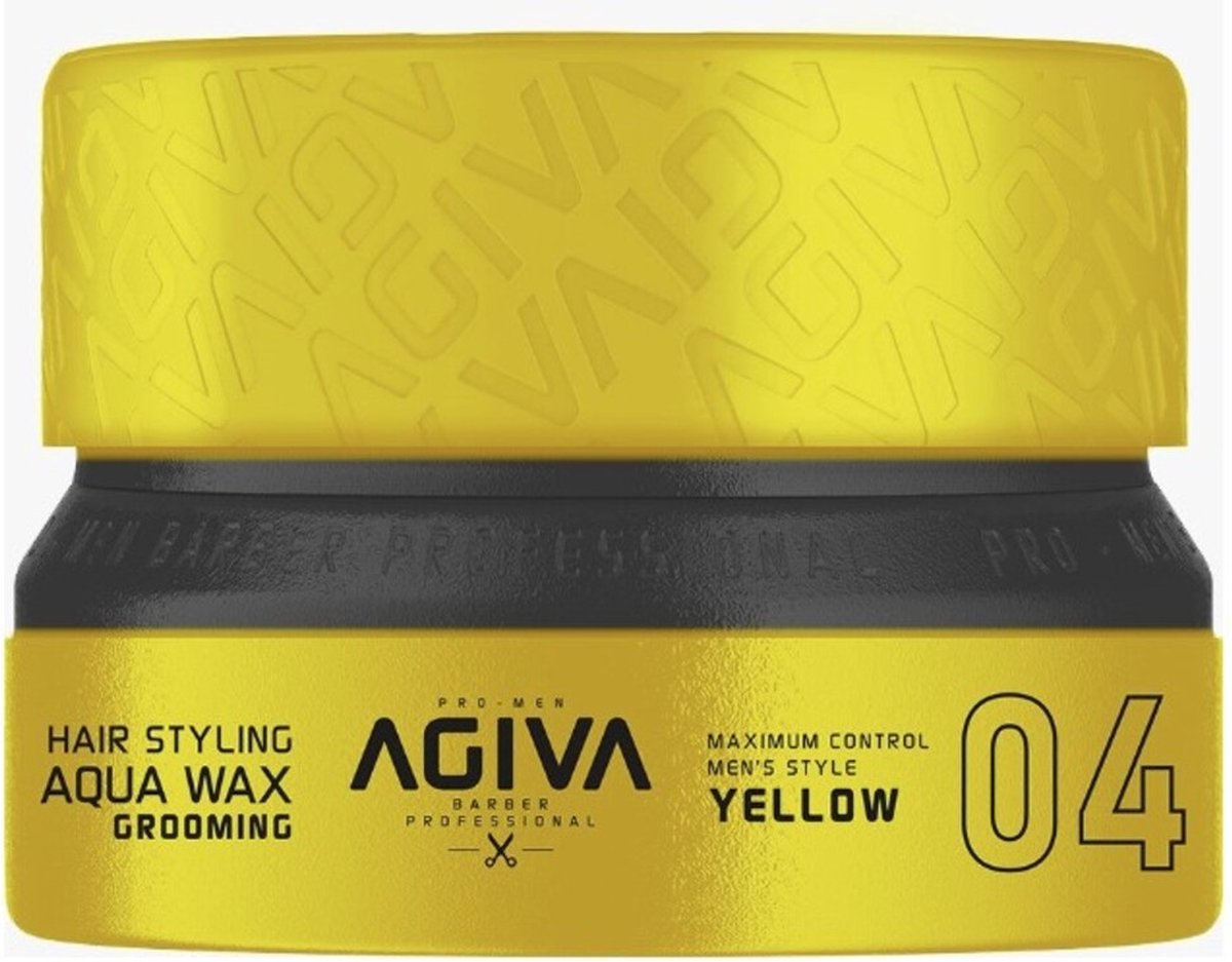Agiva Hair Styling Aqua Wax Grooming Yellow 04 155ml