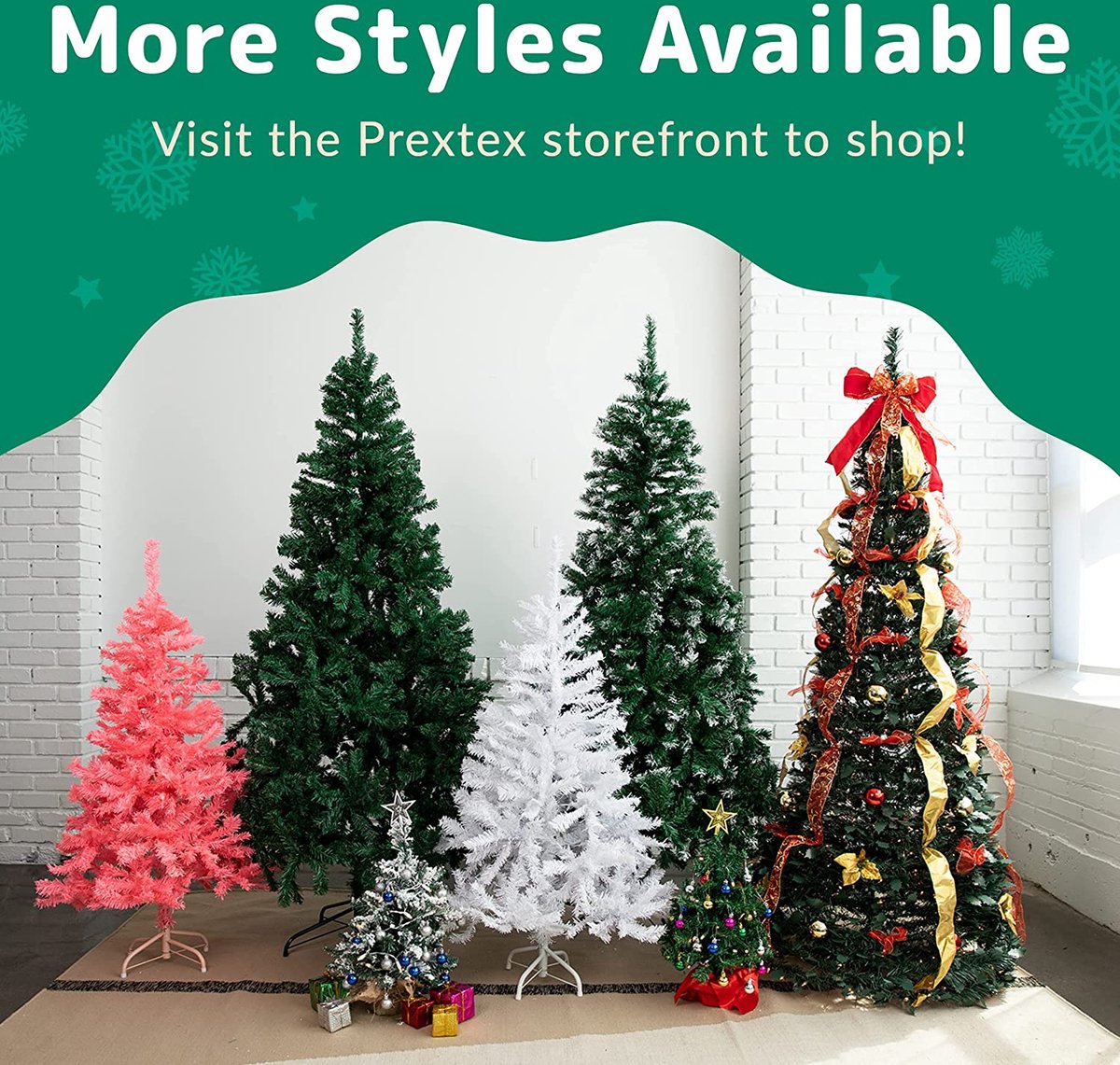 Kunstkerstboom – Premium kwaliteit - realistische kerstboom – duurzaam ‎67,06 x 67,06 x 121,92 cm
