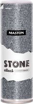 Maston Stone Effect - steeneffect spuitverf - Granite black - 400 ml - spuitbus verf