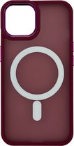 Geschikt voor iPhone 13 Pro Max - MagSafe Hoesje - Rood