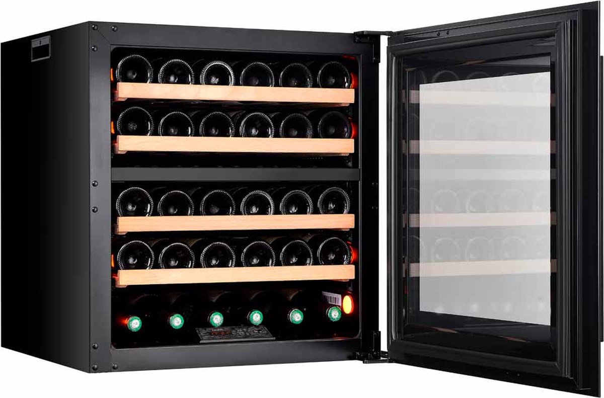 Pevino PI30D-B Wijnkoelkast 30 Flessen - 2 Zones - Stil 38 - afbeelding 3