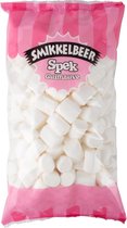 Smikkelbeer - Spekjes BBQ Mallow Wit – Marshmallows – 1 Kilo – Grote Spekjes voor BBQ & Kampvuur