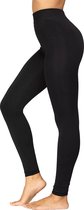 Thermo Legging Ladies - Pantalon Thermo Femme - Polaire - Zwart - Taille XL/ XXL (44/46) | Thermo Sous-vêtements thermiques