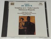 August de Boeck - Symphony In G - Violin Concerto - Dahomeyan Rhapsody