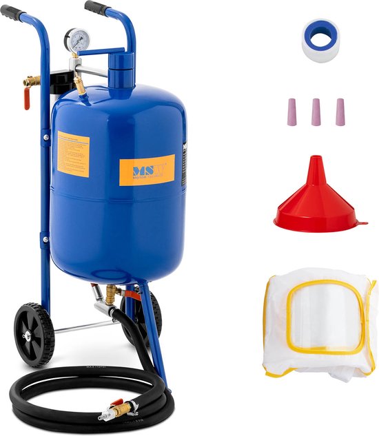 Straalketel - Mobiel - 40 L - 7,6 bar - MSW