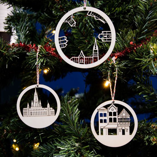 Kerstballen Sittard Jouw Favoriete Stad in de Kerstboom City Shapes