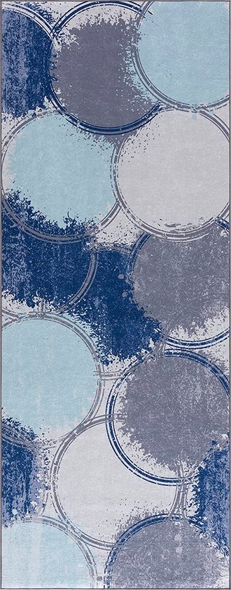 ENAYEM - Loper - Multicolor - 80 x 200 cm - Polyester | Leen Bakker ENAYEM - Loper - Multicolor - 80 x 200 cm - Polyester | Leen Bakker
