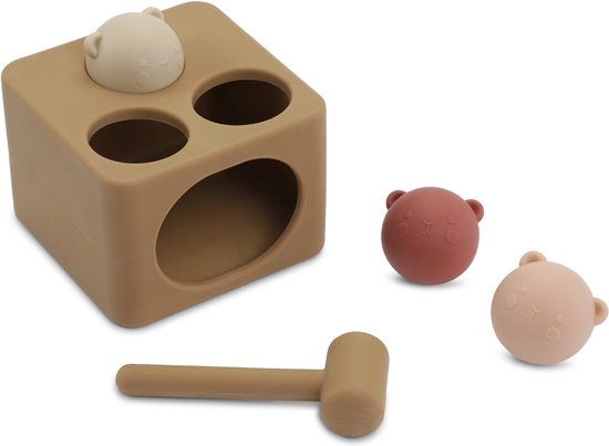 Afbeelding van het spel Konges Slöjd Hamster knockout - Almond - Silicone speelgoed
