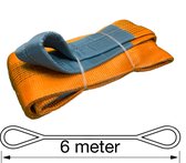 TETRA Hijsband - Werklast 10 Ton - Lengte 6 Meter - Hijsbanden - Heffen - Hijsen