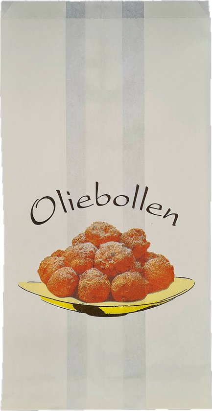 Sacs Oliebollen - 1 livre - 50 pièces - sac pour oliebollen - sacs oliebollen 1 livre - oliebollen - chaussons aux pommes - noël - papier ersatz - ancien et nieuw - respectueux de l'environnement - emballage - beignet aux pommes