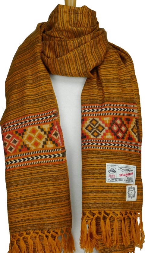 Echarpe en laine de yak - couverture chaude en laine de yak - très grand  châle -... | bol.com
