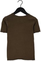 Zadig & Voltaire X25336 Polo's & T-shirts Jongens - Polo shirt - Khaki - Maat 140