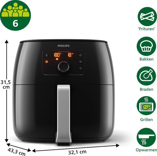 Philips Avance Collection HD9762/90 - Airfryer XXL | bol.com