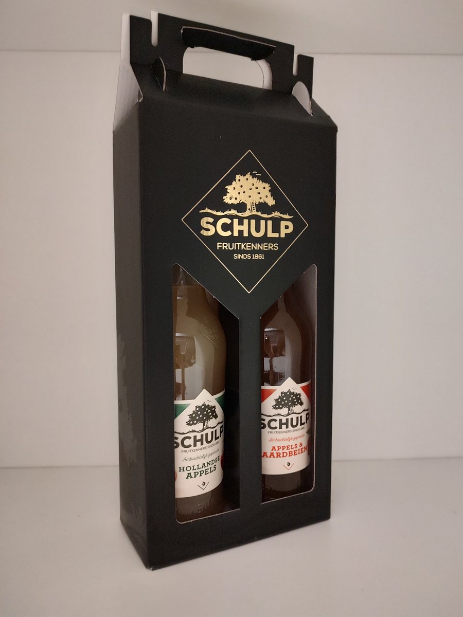 SCHULP CADEAU | Appelsap & appel aardbeiensap