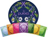 Pukka Dayround Wellness Box - 6 blends biologische kruidenthee, ook leuk als verjaardagscadeau voor hem en haar, 90 theezakjes - Theedoos