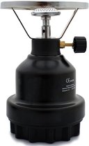 TronicXL - Mobiel campingkooktoestel aluminium brander - Mobiele gaskachel -Campingkooktoestel - Gasfornuis voor gasfles met 2 x 190 gr cartridgeset