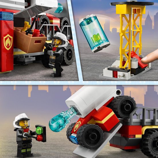 LEGO City 60282 L'unité de Commandement des Pompiers