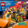 LEGO 60293 City Stuntz Stunttrainingsgebied, hellingen, spinnenkooi en terugtrekmotor