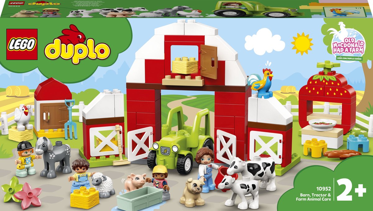 LEGO DUPLO Schuur, Tractor & Boerderijdieren Verzorgen - 10952