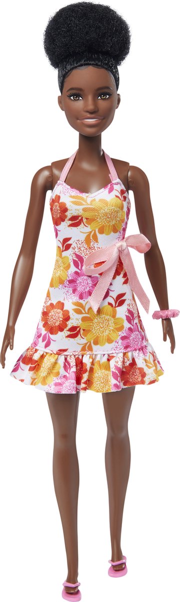 Barbie Loves the ocean - Zomerjurk Bloemen - Barbiepop