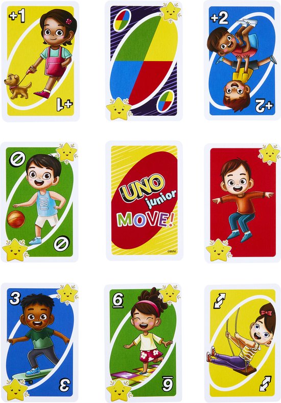 Thumbnail van een extra afbeelding van het spel UNO Junior Move! - Kaartspel