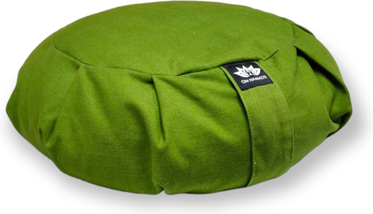 Bol.com Om Namaste Zafu Meditatiekussen Groen Zitkussen aanbieding