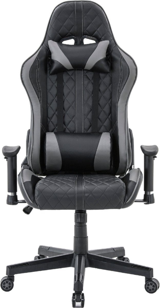 KRAKEN CHAIRS Gamingstoel van Stof - Wit - Ergonomische Bureaustoel - In Hoogte Verstelbare