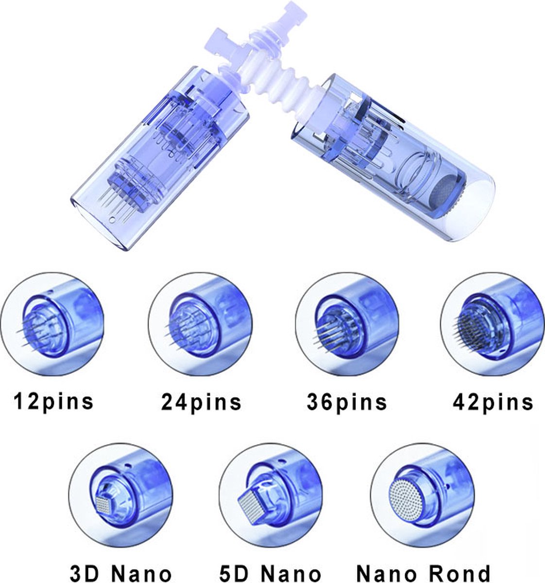 Dr.pen A6 Dermapen Microneedling Cartridges 5D Nano Rond 5 stuks | bol.com