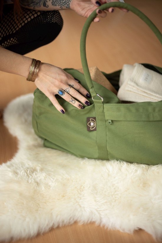 Luxe yogatas hummer olijfgroen van Luxe — afbeelding 5