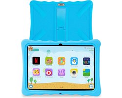 VB Kids Tablet - Kindertablet - Ouder Control App - 5000mAh Batterij - 10 inch - Kinder tablet - Beschermhoes - Blauw