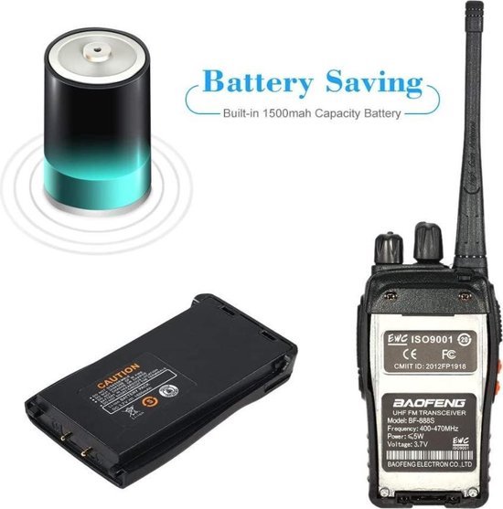 Talkie-walkie avec stations de recharge, avec écouteurs et pinces à  pantalon GRATUITS... | bol.com