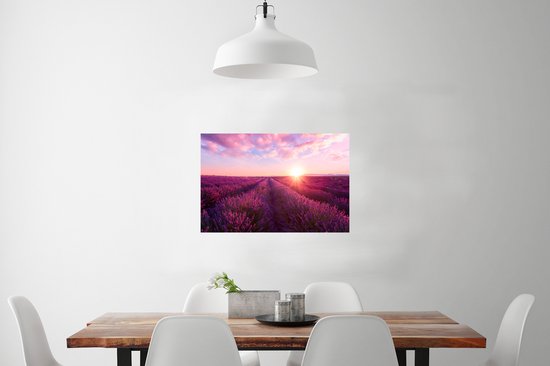 Poster Lavendel - Bloemen - Frankrijk - 60x40 cm