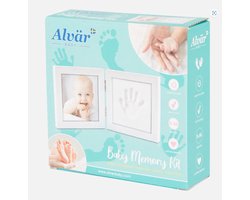foto van Baby Klei Afdruk | Voet / Hand | Memory Kit |Klei Print | Baby Clay Kit | 0-36M