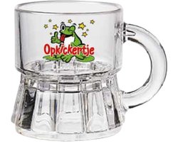 Opkickertje Shotglazen - 10 Stuks - Vaatwasser bestendig - Shotglas 2 cl - Flügel - Drankspel - Shotglaasje Image