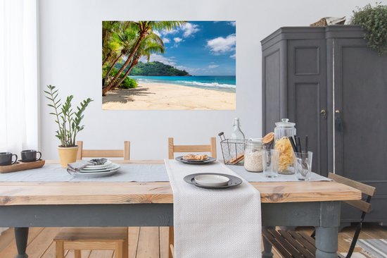 Affiche Plage - Mer - Île - Vacances - 120x80 cm