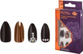 Royal 24 Stiletto Glue-On Nails - Moon Shimmer