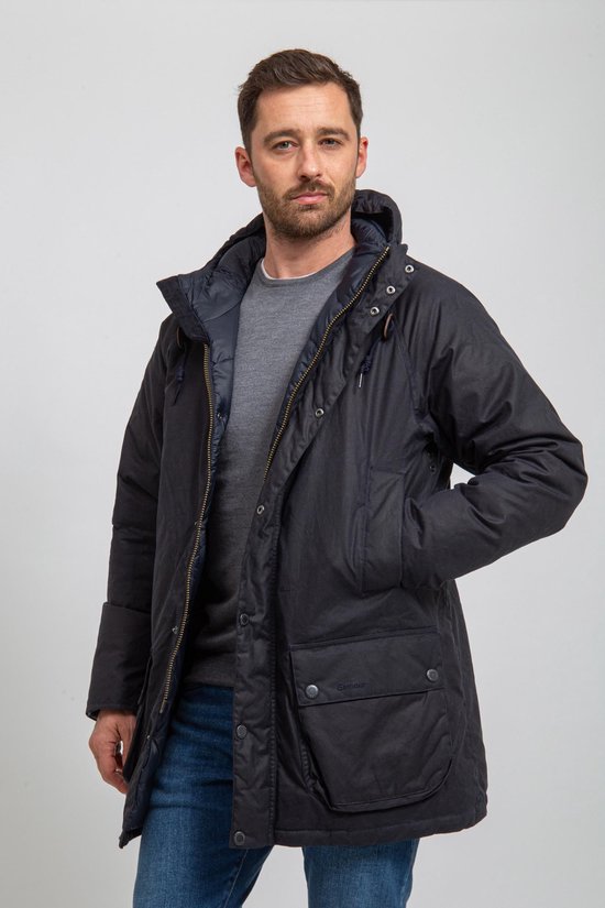 Barbour - Hooded Beaufort Cire Marine - Taille L - | bol.com