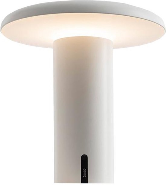 Artemide Takku Tafellamp LED Oplaadbaar Painted White